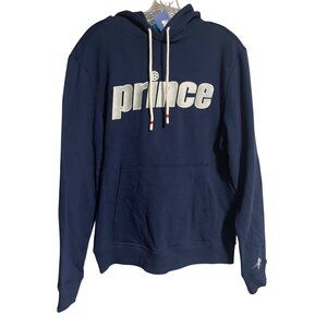 Prince Pickleball Navy Blue Hoodie Sweatshirt Mens Size Small